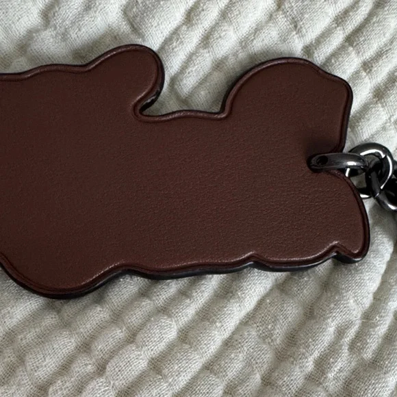 Coach Chelsea Champlain Skeleton Horse Brown Carriage Keychain - Picture 6 of 7